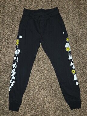 Fabletics x SmileyWorld Year Round Terry Joggers Size Medium Limited Edition
